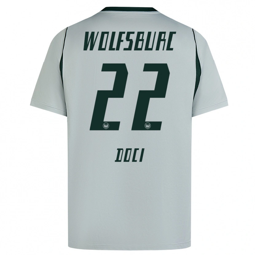 Danxen Women Adrian Doci #22 Gray Green Away Jersey 2026/27 T-Shirt