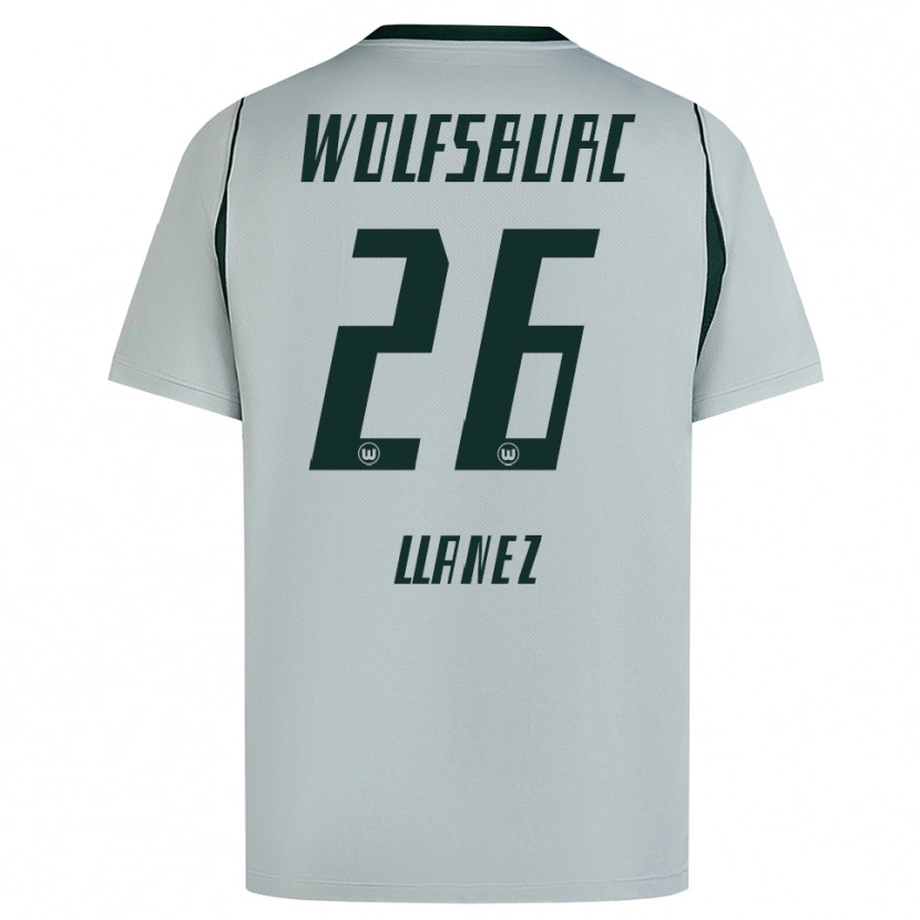 Danxen Women Ulysses Llanez #26 Gray Green Away Jersey 2026/27 T-Shirt