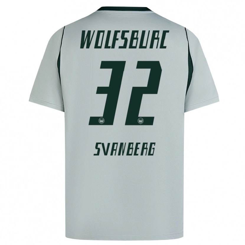 Danxen Women Mattias Svanberg #32 Gray Green Away Jersey 2026/27 T-Shirt