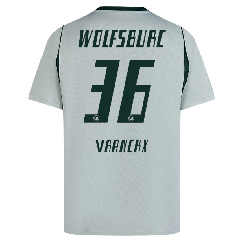 Danxen Women Aster Vranckx #36 Gray Green Away Jersey 2026/27 T-Shirt