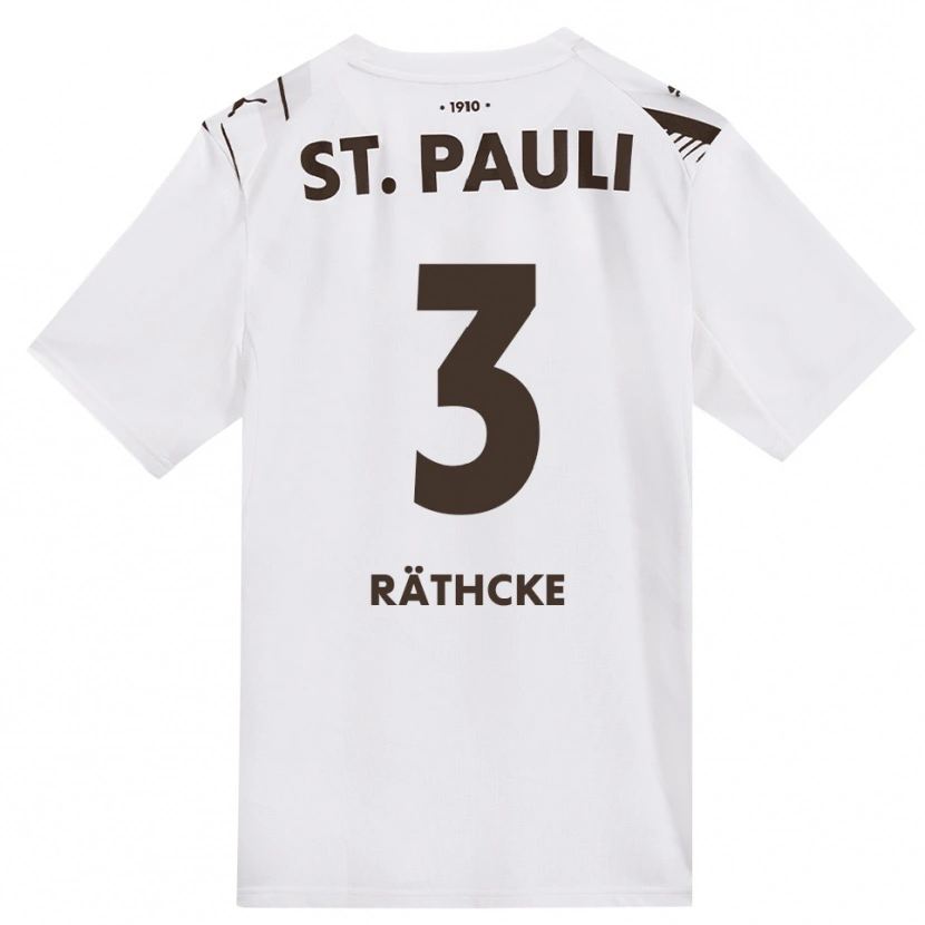 Danxen Women Ole Räthcke #3 Café White Red Away Jersey 2026/27 T-Shirt