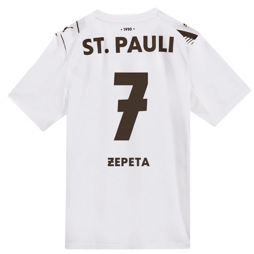 Danxen Women Atakan Zepeta #7 Café White Red Away Jersey 2026/27 T-Shirt