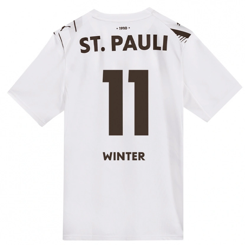 Danxen Women Bennet Winter #11 Café White Red Away Jersey 2026/27 T-Shirt