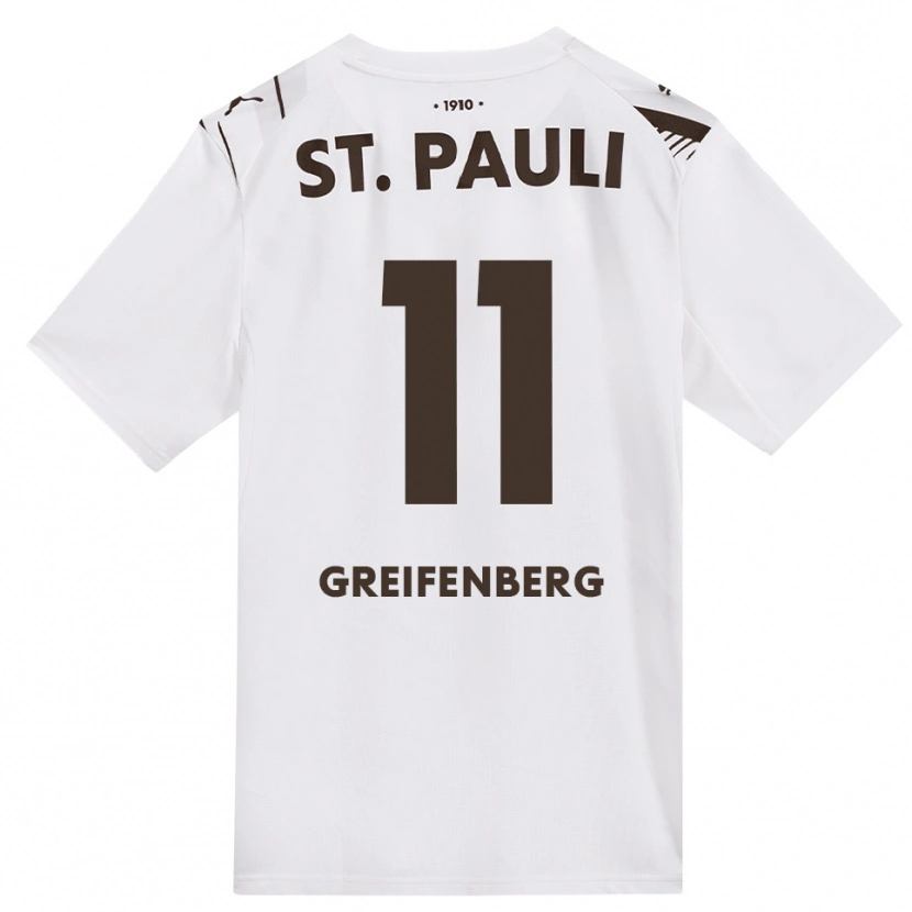Danxen Women Ann-Sophie Greifenberg #11 Café White Red Away Jersey 2026/27 T-Shirt