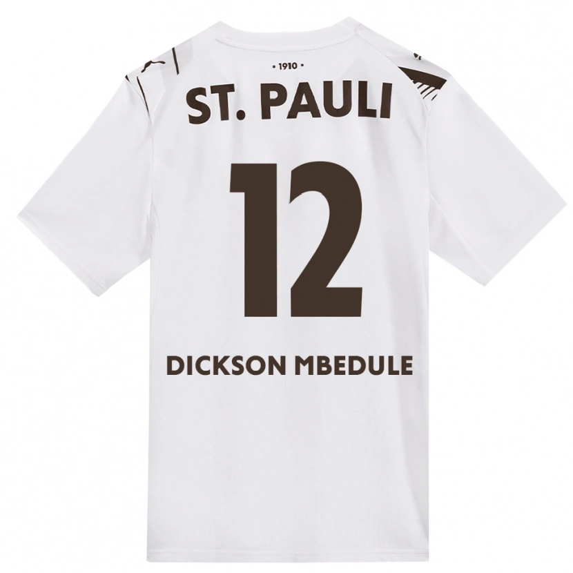 Danxen Women Amani Dickson Mbedule #12 Café White Red Away Jersey 2026/27 T-Shirt