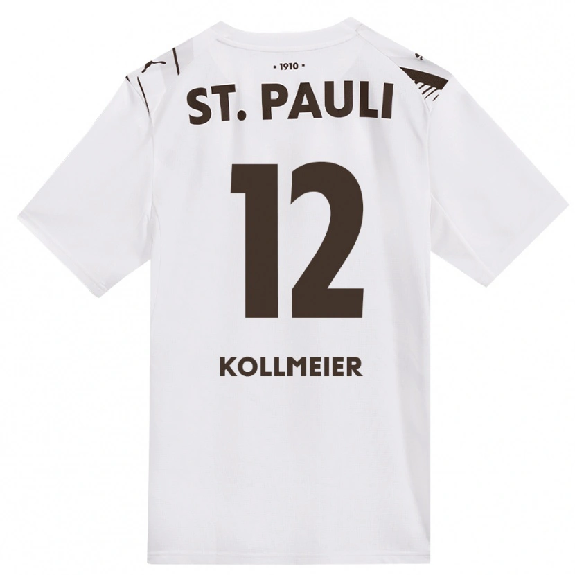Danxen Women Anton Kollmeier #12 Café White Red Away Jersey 2026/27 T-Shirt