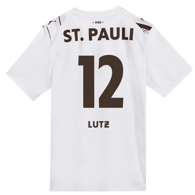 Danxen Women Josefin Lutz #12 Café White Red Away Jersey 2026/27 T-Shirt