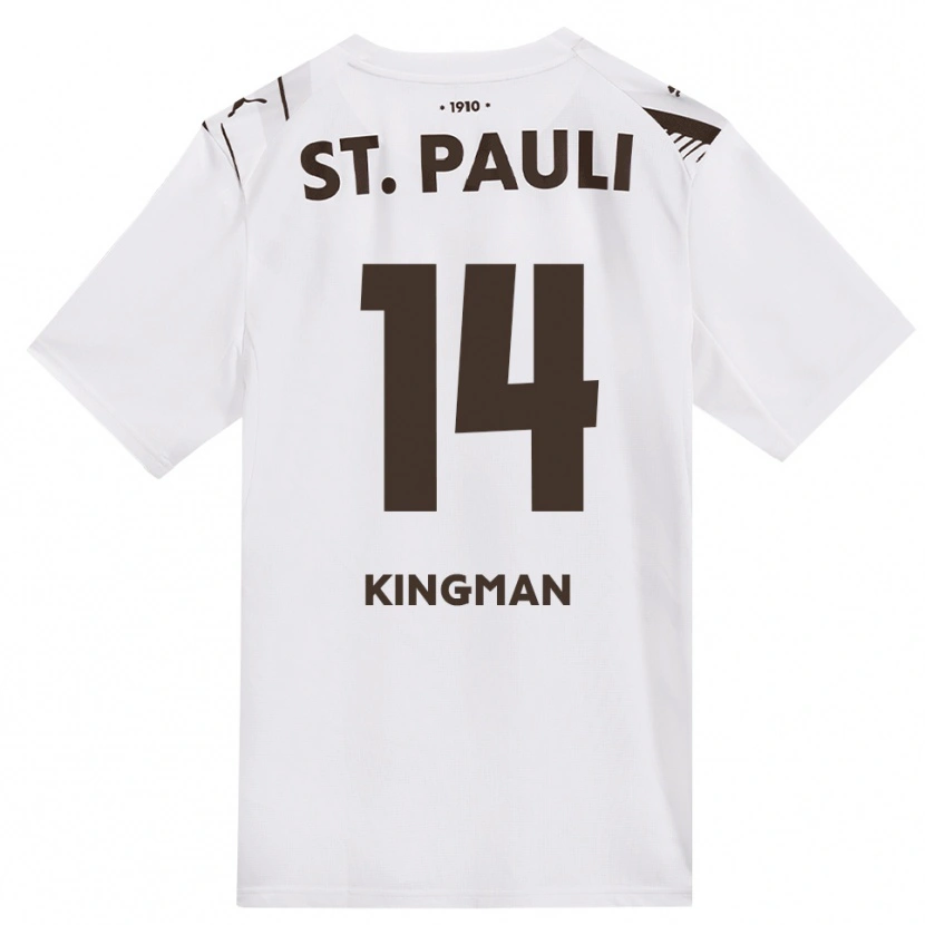 Danxen Women Annie Kingman #14 Café White Red Away Jersey 2026/27 T-Shirt