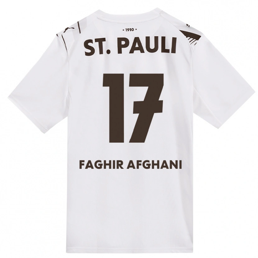 Danxen Women Younan Faghir Afghani #17 Café White Red Away Jersey 2026/27 T-Shirt