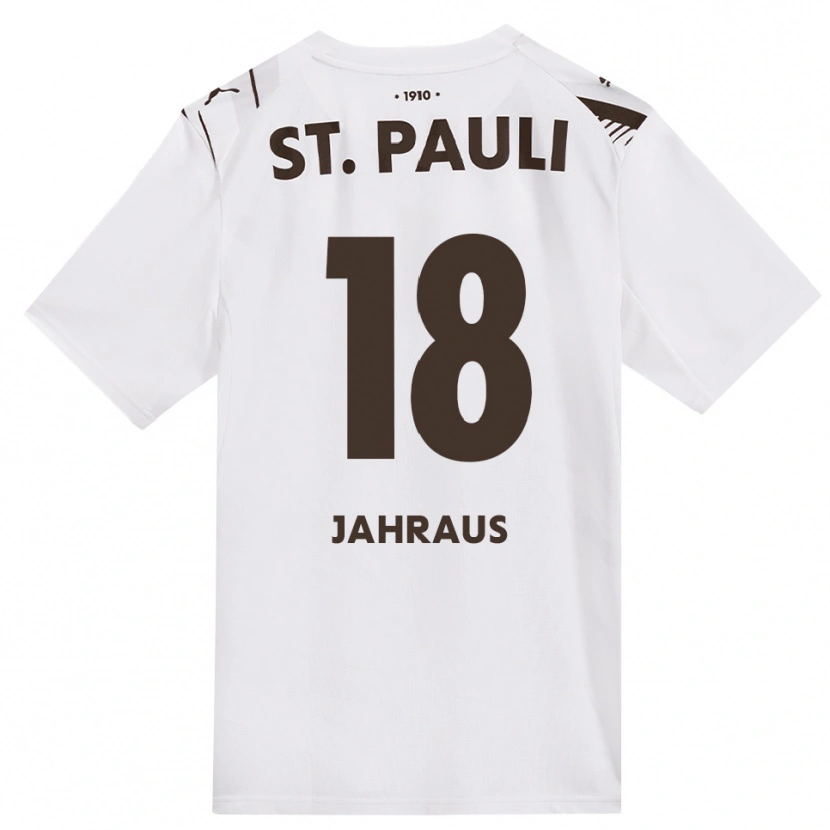 Danxen Women Luis Jahraus #18 Café White Red Away Jersey 2026/27 T-Shirt