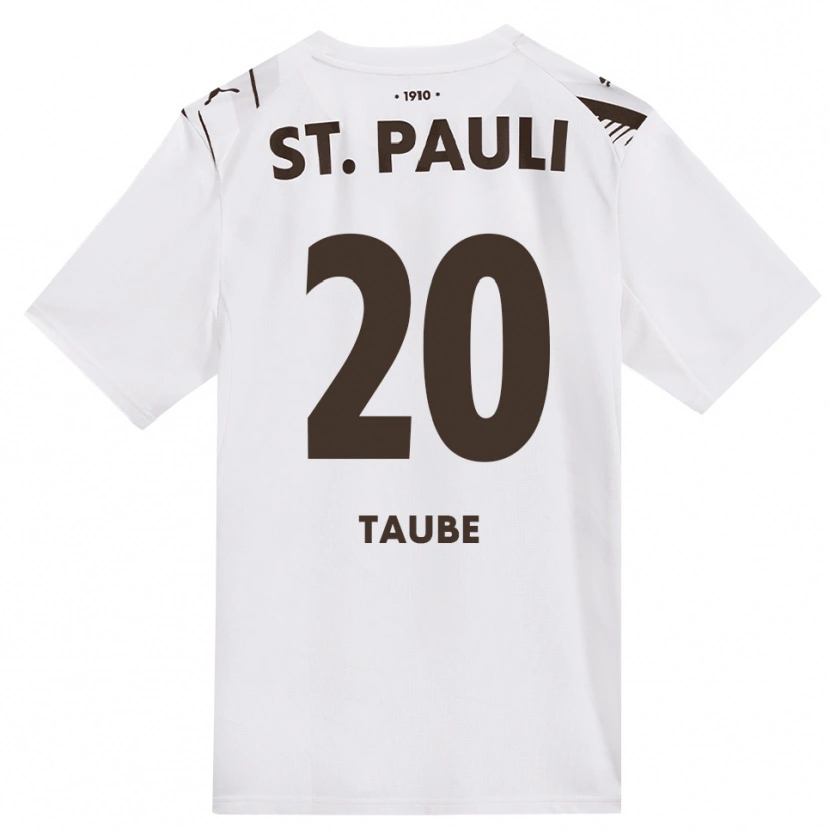 Danxen Women Linnea Taube #20 Café White Red Away Jersey 2026/27 T-Shirt