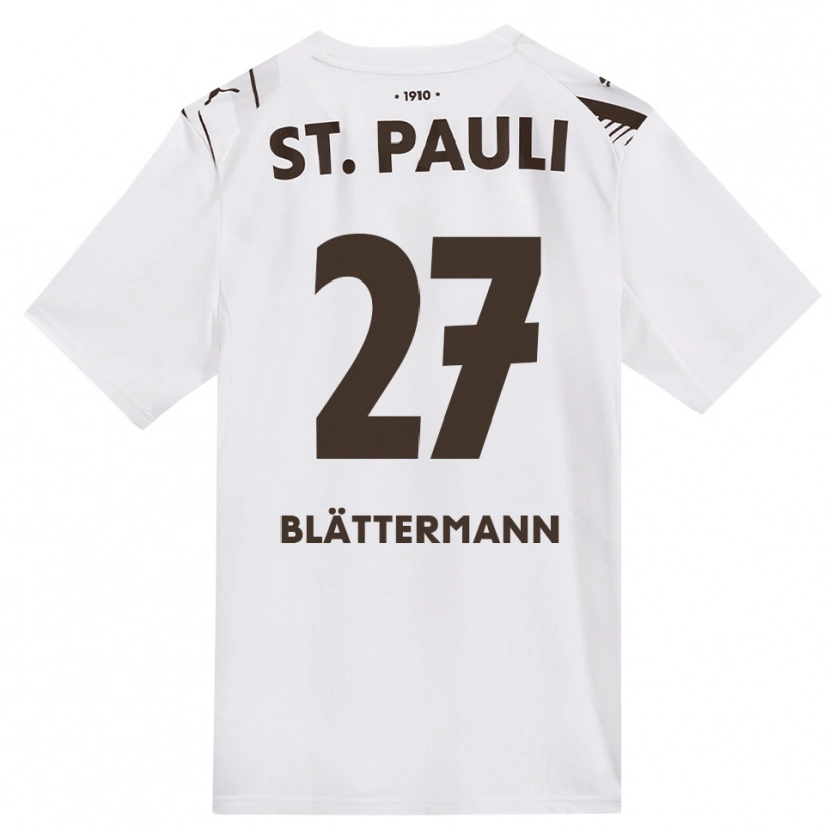 Danxen Women Levin Blättermann #27 Café White Red Away Jersey 2026/27 T-Shirt