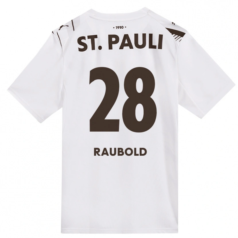Danxen Women Jannis Raubold #28 Café White Red Away Jersey 2026/27 T-Shirt