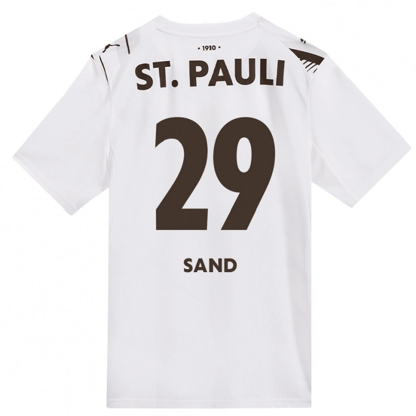 Danxen Women Christoffer Sand #29 Café White Red Away Jersey 2026/27 T-Shirt