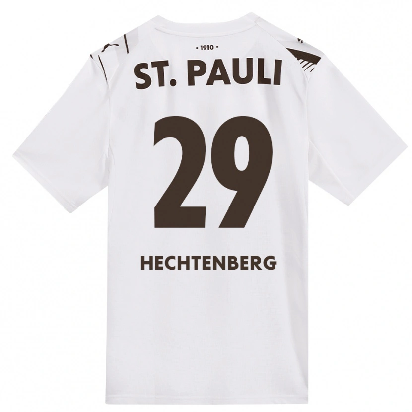 Danxen Women Julia Hechtenberg #29 Café White Red Away Jersey 2026/27 T-Shirt