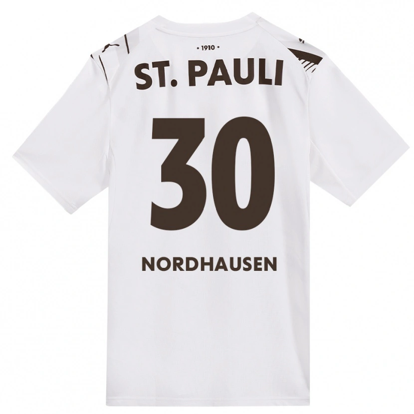 Danxen Women Neele Nordhausen #30 Café White Red Away Jersey 2026/27 T-Shirt