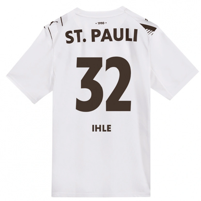 Danxen Women Friederike Ihle #32 Café White Red Away Jersey 2026/27 T-Shirt