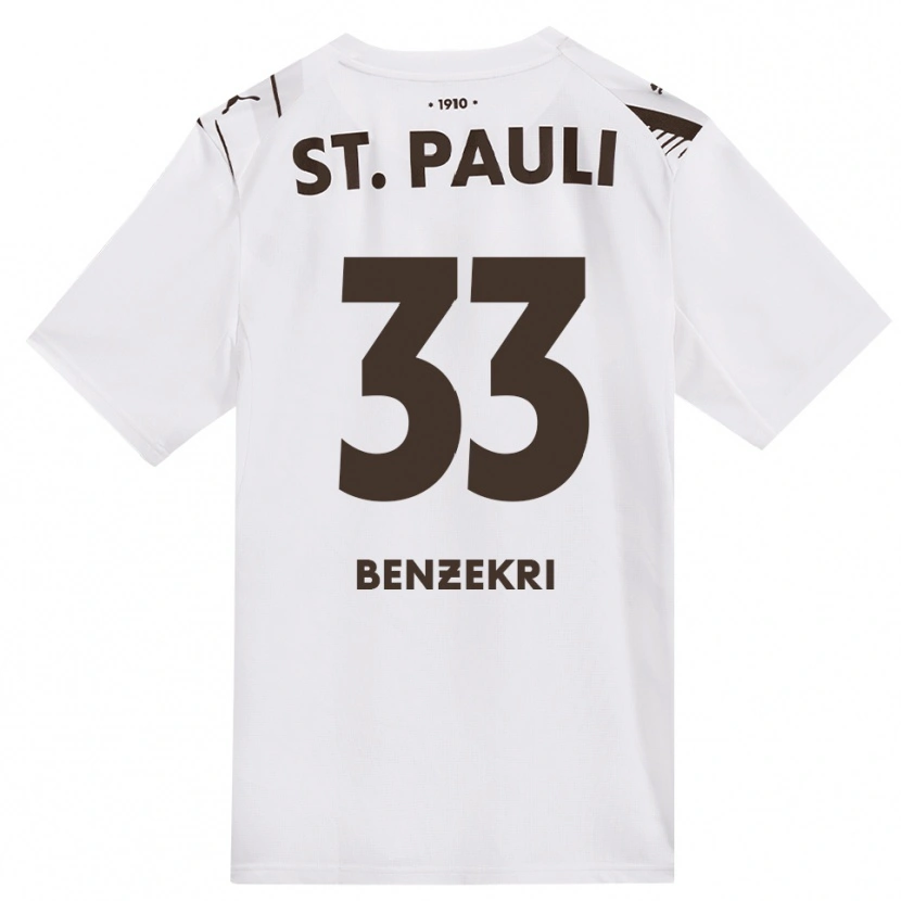Danxen Women Haytam Benzekri #33 Café White Red Away Jersey 2026/27 T-Shirt