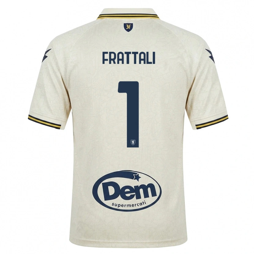 Danxen Women Pierluigi Frattali #1 Oldlace Yellow Black Away Jersey 2026/27 T-Shirt