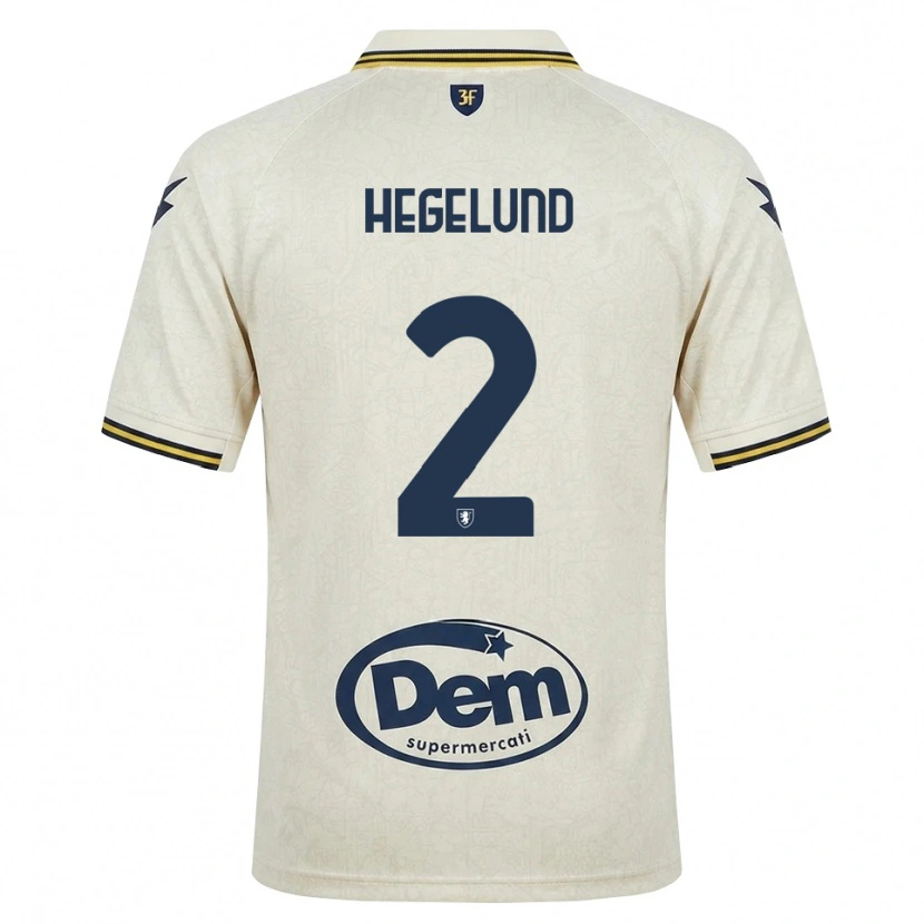 Danxen Women Victor Hegelund #2 Oldlace Yellow Black Away Jersey 2026/27 T-Shirt