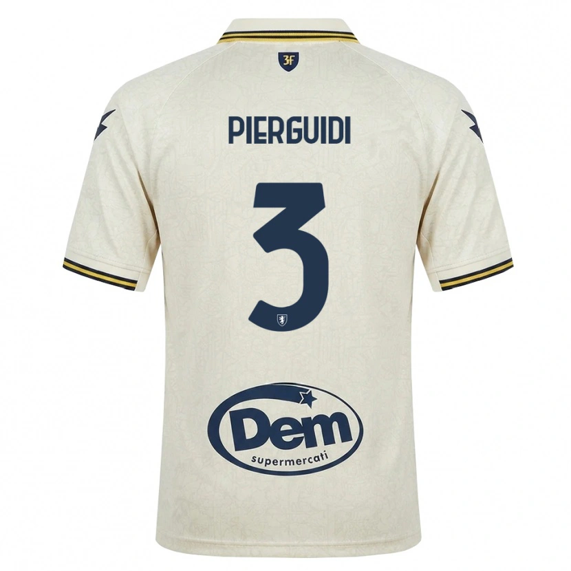 Danxen Women Vittorio Pierguidi #3 Oldlace Yellow Black Away Jersey 2026/27 T-Shirt