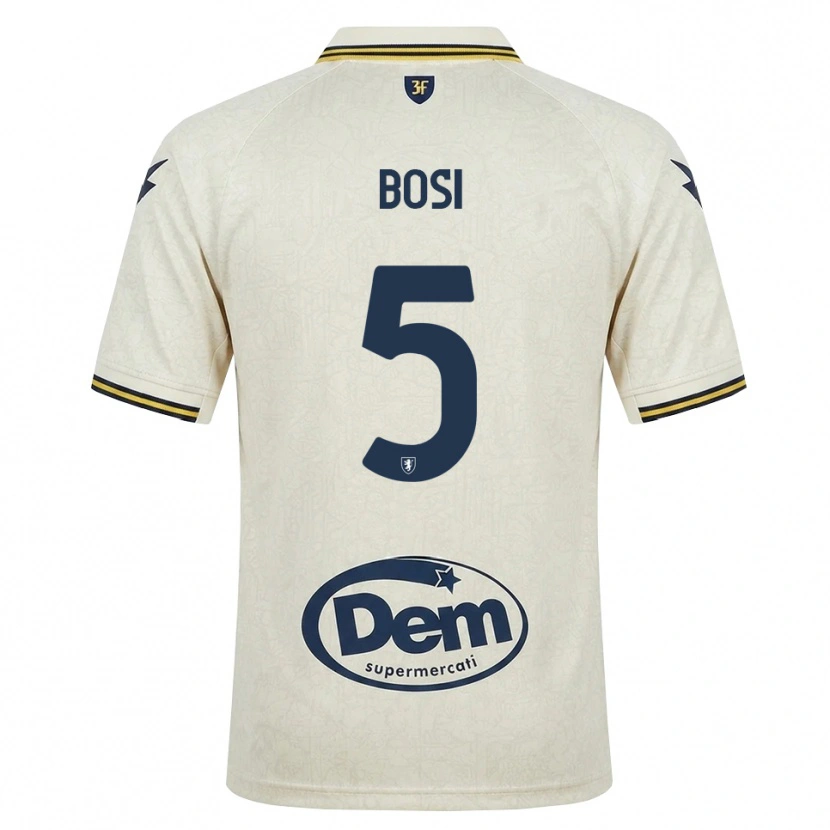 Danxen Women Giorgio Bosi #5 Oldlace Yellow Black Away Jersey 2026/27 T-Shirt