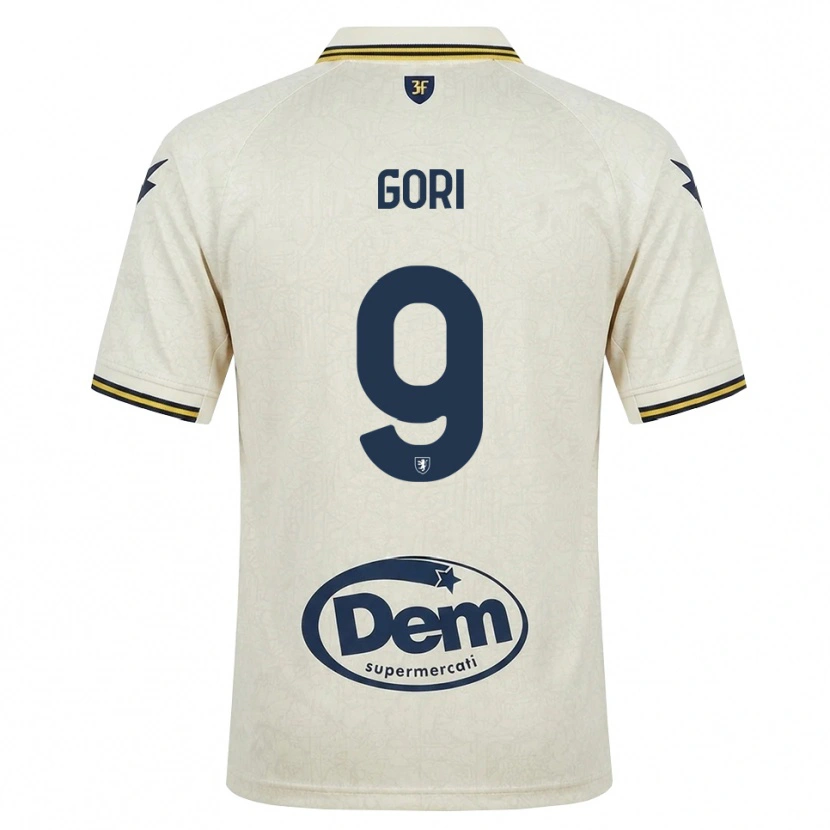 Danxen Women Lorenzo Gori #9 Oldlace Yellow Black Away Jersey 2026/27 T-Shirt