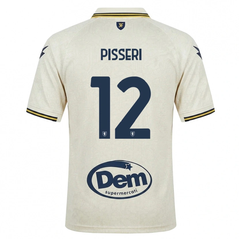Danxen Women Matteo Pisseri #12 Oldlace Yellow Black Away Jersey 2026/27 T-Shirt