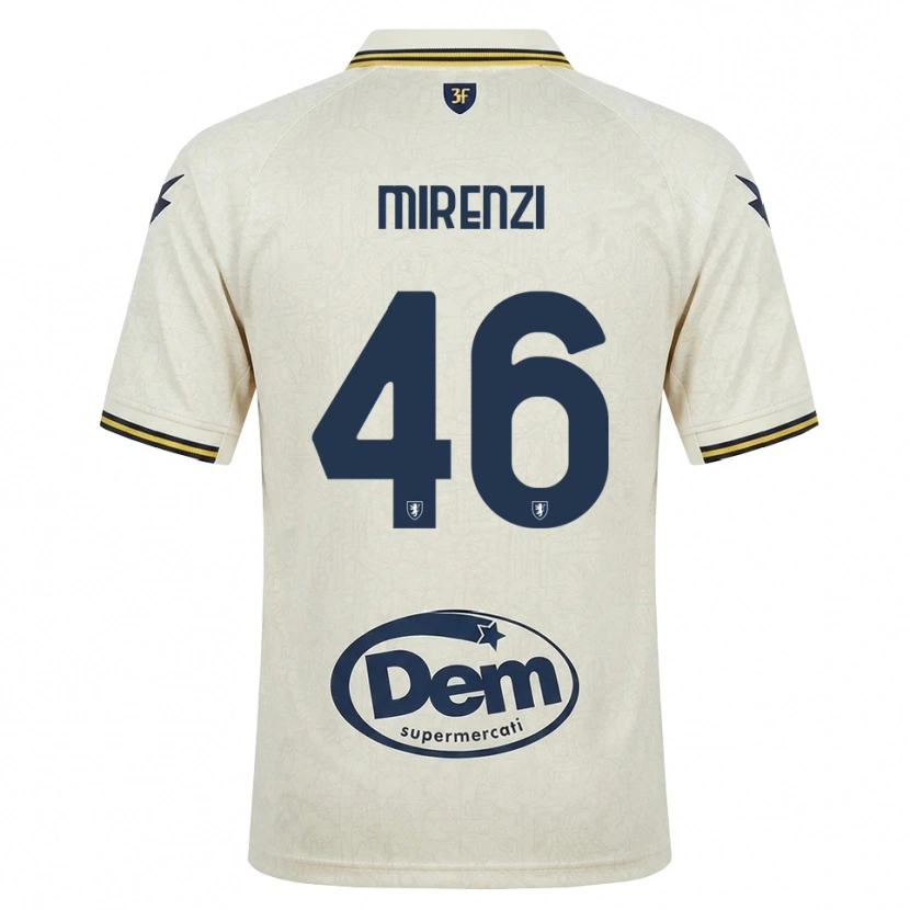 Danxen Women Andrea Mirenzi #46 Oldlace Yellow Black Away Jersey 2026/27 T-Shirt