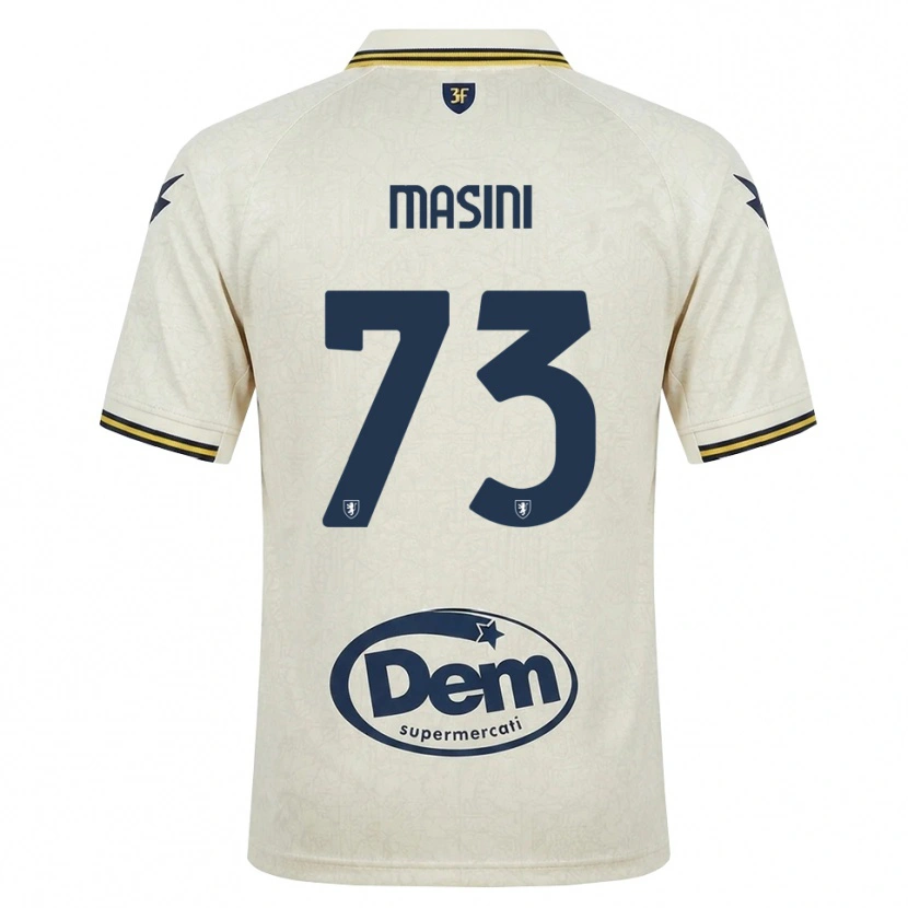 Danxen Women Patrizio Masini #73 Oldlace Yellow Black Away Jersey 2026/27 T-Shirt