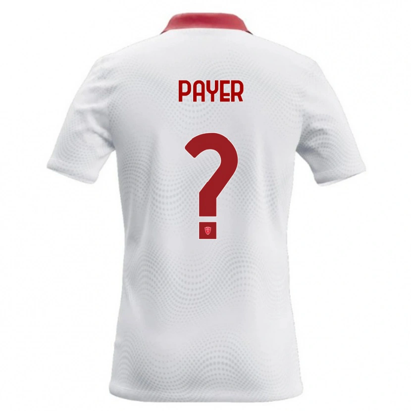 Danxen Women Leonardo Payer #0 White Red Away Jersey 2026/27 T-Shirt