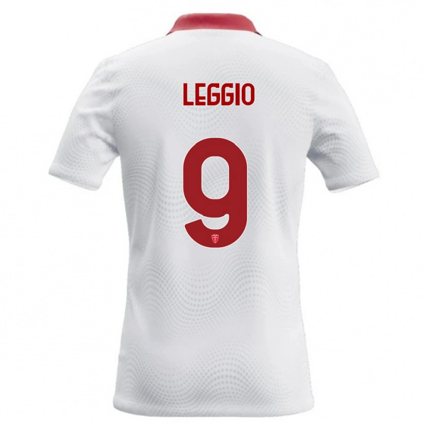 Danxen Women Thomas Leggio #9 White Red Away Jersey 2026/27 T-Shirt