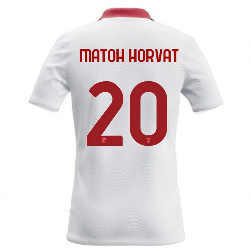 Danxen Women Liam Matoh Horvat #20 White Red Away Jersey 2026/27 T-Shirt