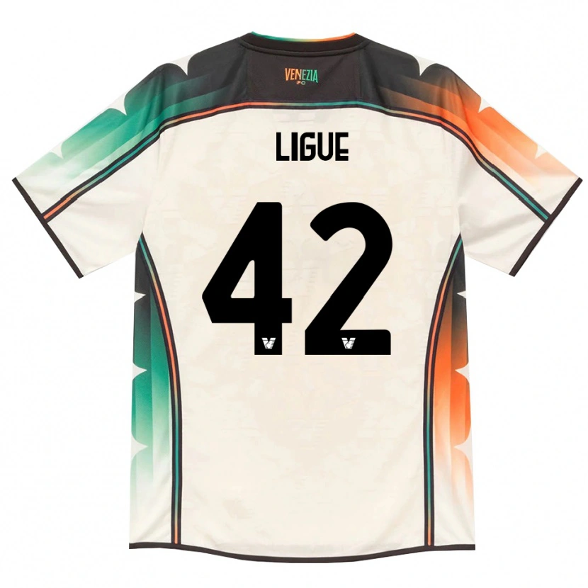Danxen Women Junior Ligue #42 Oldlace Orange Green Away Jersey 2026/27 T-Shirt