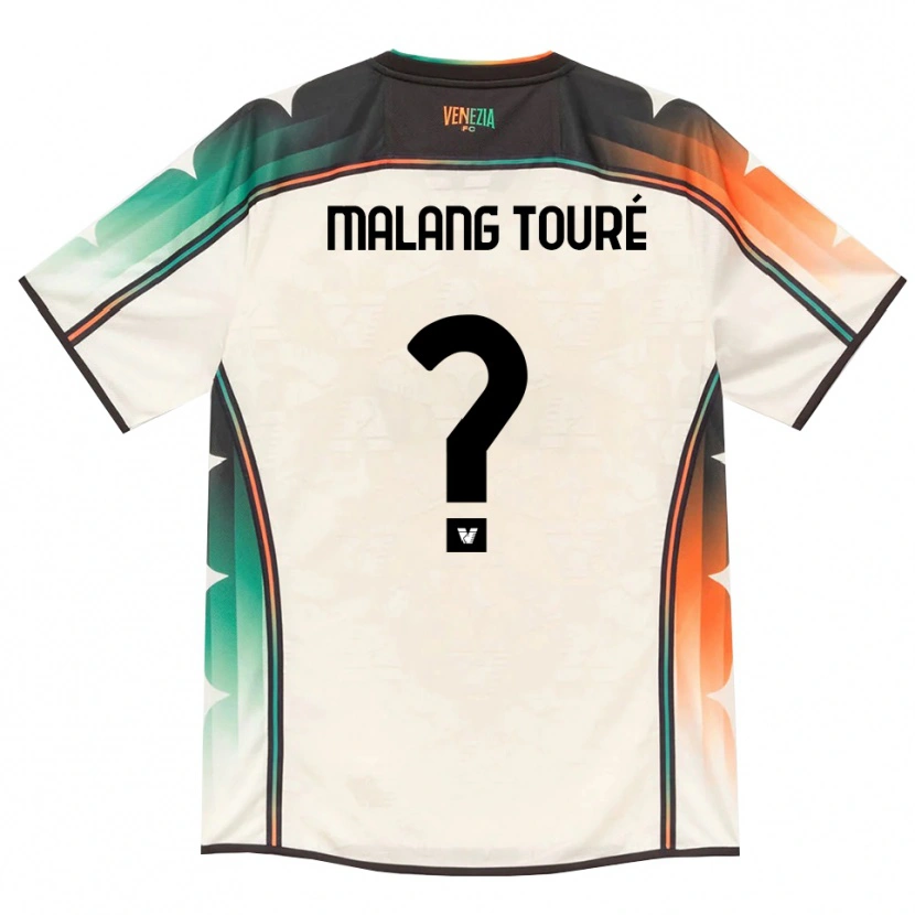 Danxen Women Mohamed Malang Touré #0 Oldlace Orange Green Away Jersey 2026/27 T-Shirt