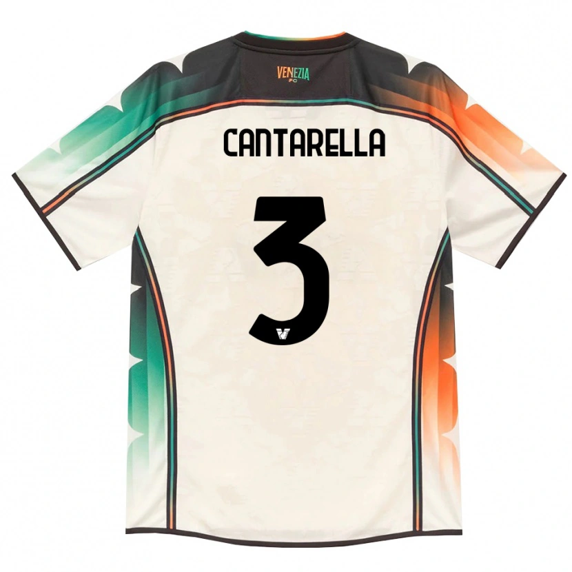 Danxen Women Ilaria Cantarella #3 Oldlace Orange Green Away Jersey 2026/27 T-Shirt