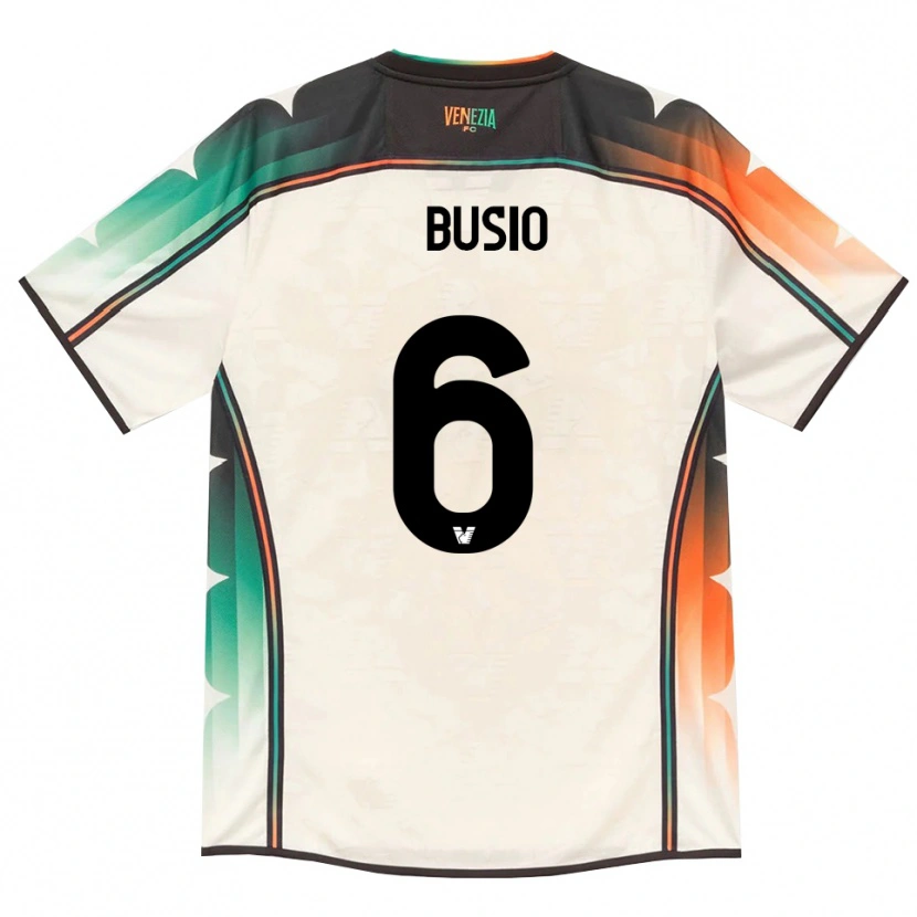 Danxen Women Gianluca Busio #6 Oldlace Orange Green Away Jersey 2026/27 T-Shirt
