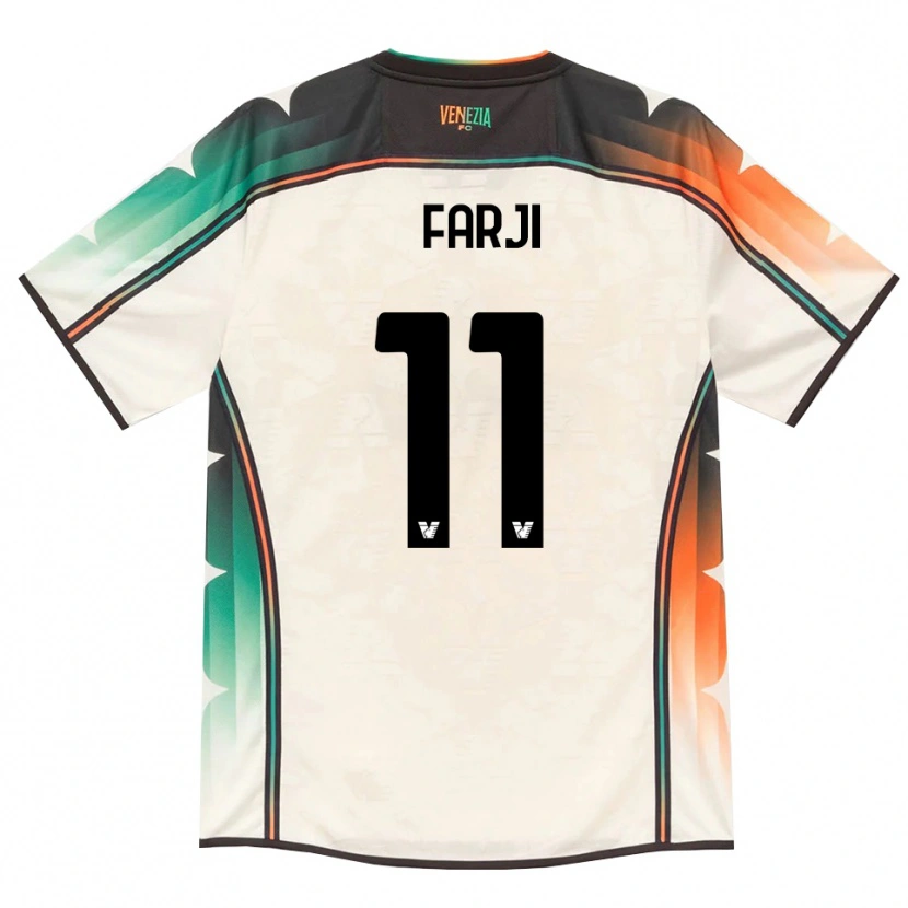 Danxen Women Marko Farji #11 Oldlace Orange Green Away Jersey 2026/27 T-Shirt