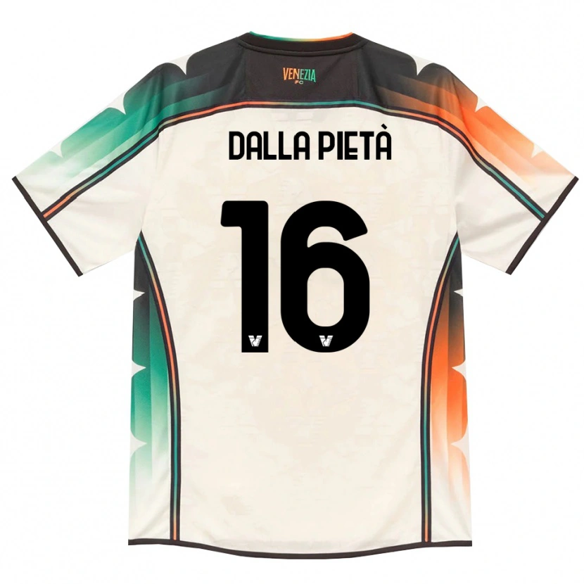 Danxen Women Leonardo Dalla Pietà #16 Oldlace Orange Green Away Jersey 2026/27 T-Shirt