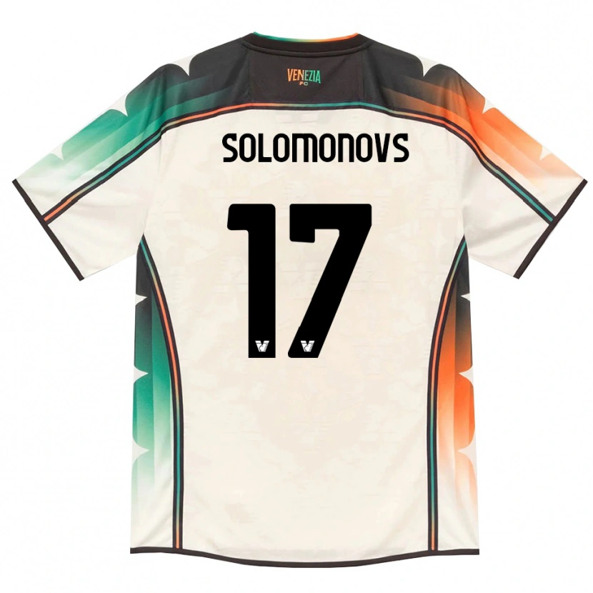 Danxen Women Nikita Solomonovs #17 Oldlace Orange Green Away Jersey 2026/27 T-Shirt