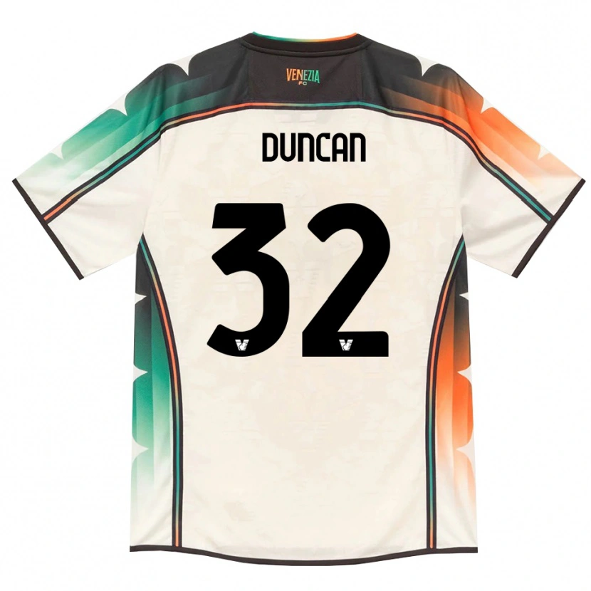 Danxen Women Alfred Duncan #32 Oldlace Orange Green Away Jersey 2026/27 T-Shirt