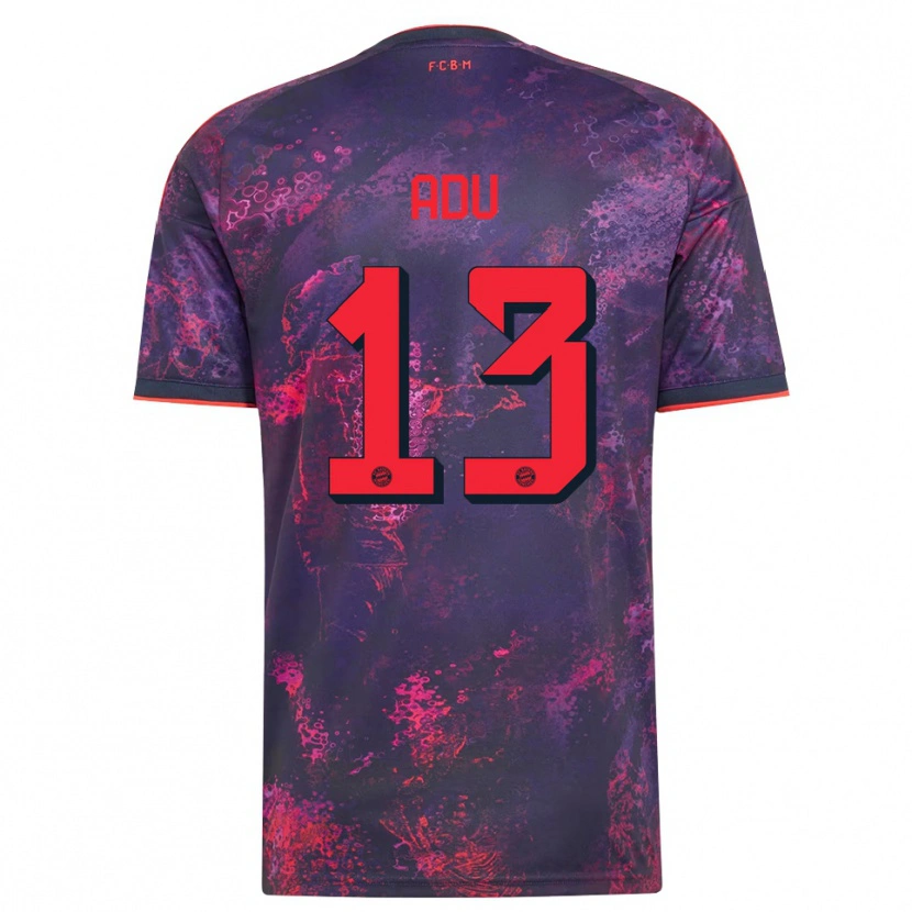 Danxen Women Gibson Adu #13 Purple Red Third Jersey 2026/27 T-Shirt