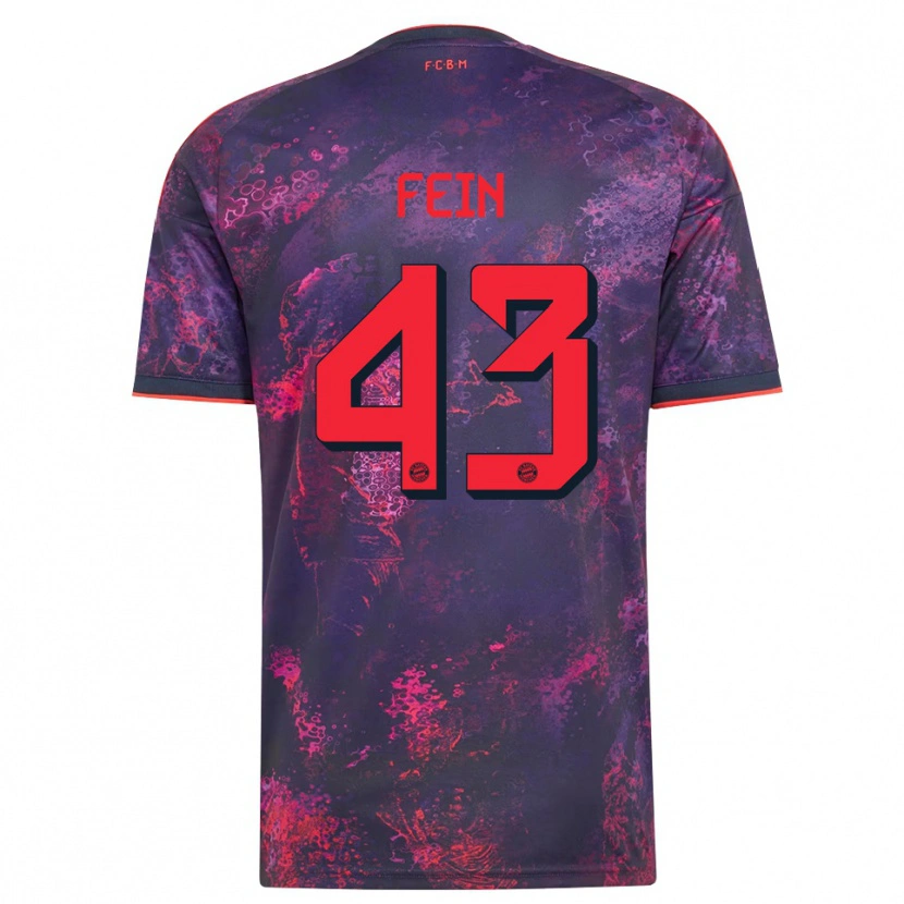 Danxen Women Adrian Fein #43 Purple Red Third Jersey 2026/27 T-Shirt