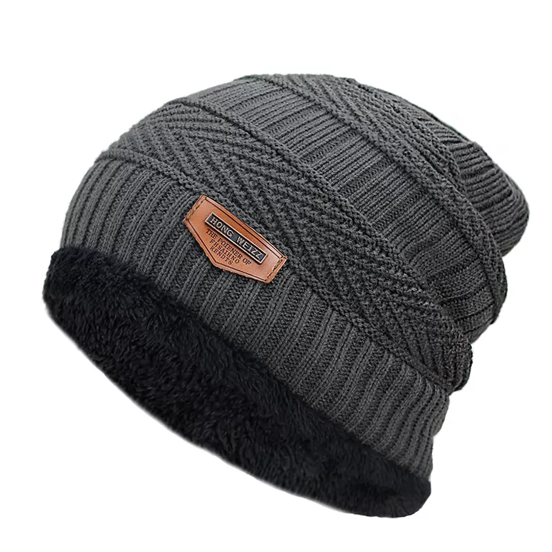 Knit Winter Thicken Skullies Cap