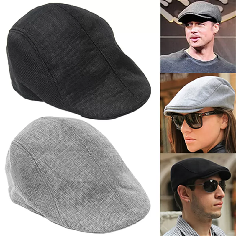 Men news Cap Linen Outdoor Hats