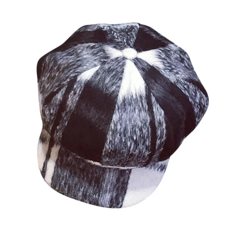 Plaid Fashion Cap Unisex Beret