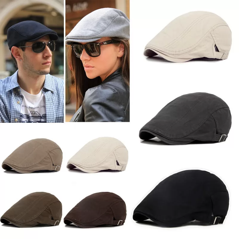 Men Berets Driving Flat Cap  