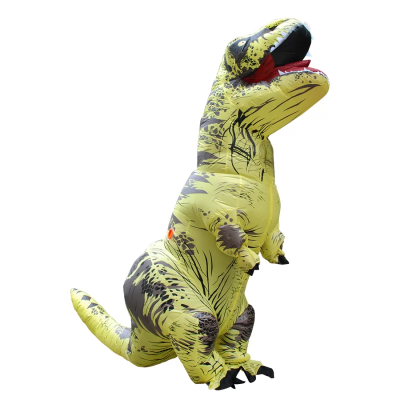 DANXEN Adult Yellow Polyester T-REX INFLATABLE Dinosaur Costumes