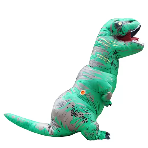 DANXEN Green INFLATABLE Dinosaur Costume Adult