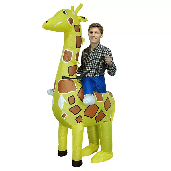 DANXEN Adult Inflatable Carry Me Giraffe Costume Outfit